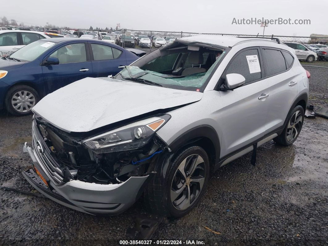 2017 Hyundai Tucson Sport Silver vin: KM8J3CA2XHU397441