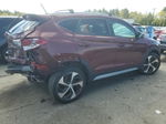 2017 Hyundai Tucson Limited Темно-бордовый vin: KM8J3CA2XHU414318