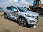 2017 Hyundai Tucson Limited Silver vin: KM8J3CA2XHU415520