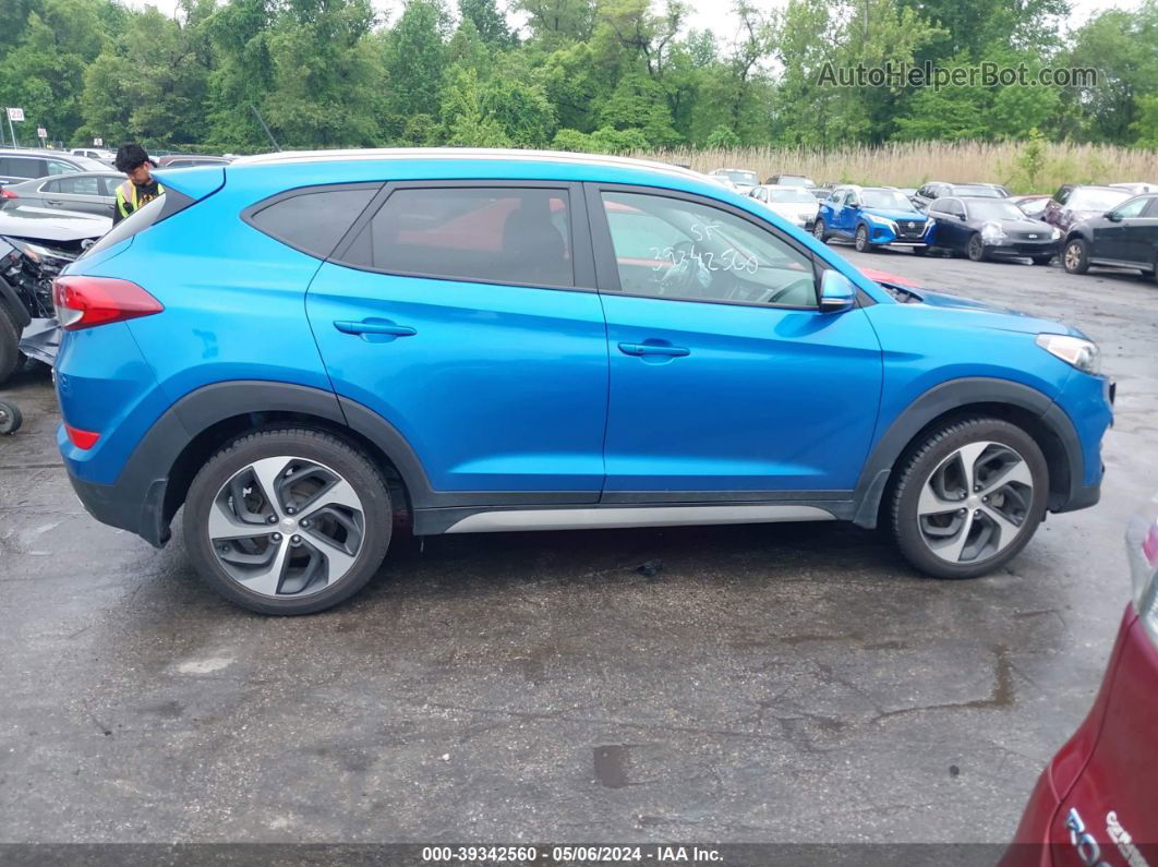 2017 Hyundai Tucson Sport Blue vin: KM8J3CA2XHU503922