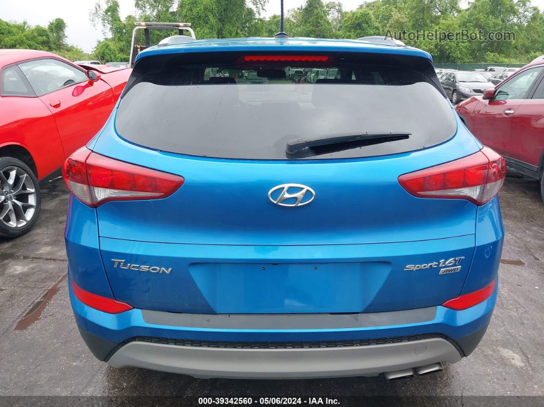 2017 Hyundai Tucson Sport Blue vin: KM8J3CA2XHU503922