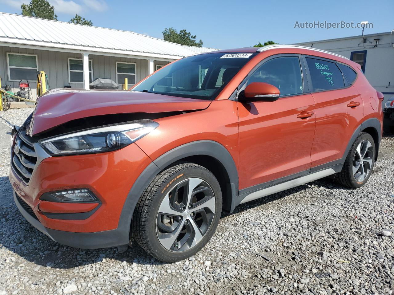 2017 Hyundai Tucson Limited Orange vin: KM8J3CA2XHU540498