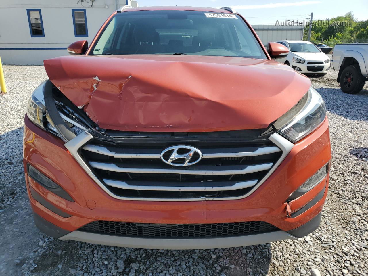 2017 Hyundai Tucson Limited Orange vin: KM8J3CA2XHU540498