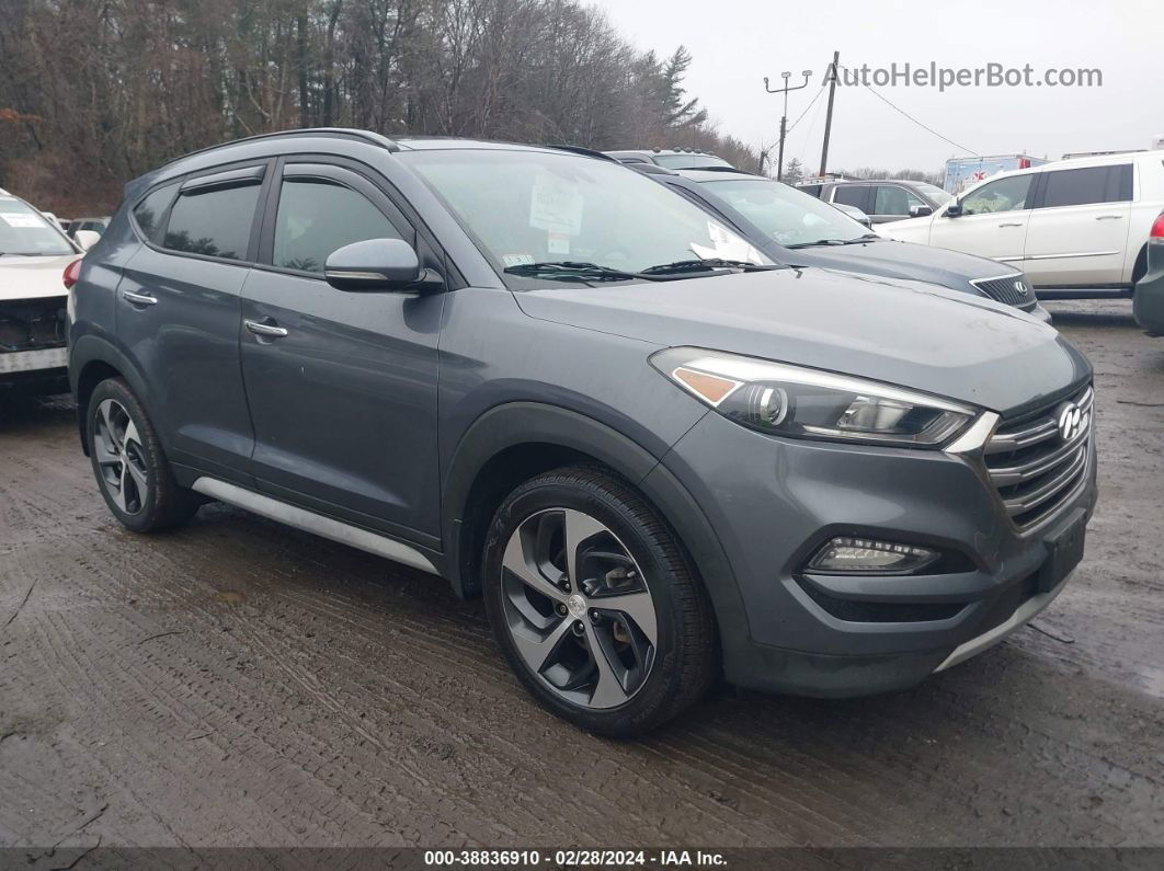 2018 Hyundai Tucson Limited Gray vin: KM8J3CA2XJU647184