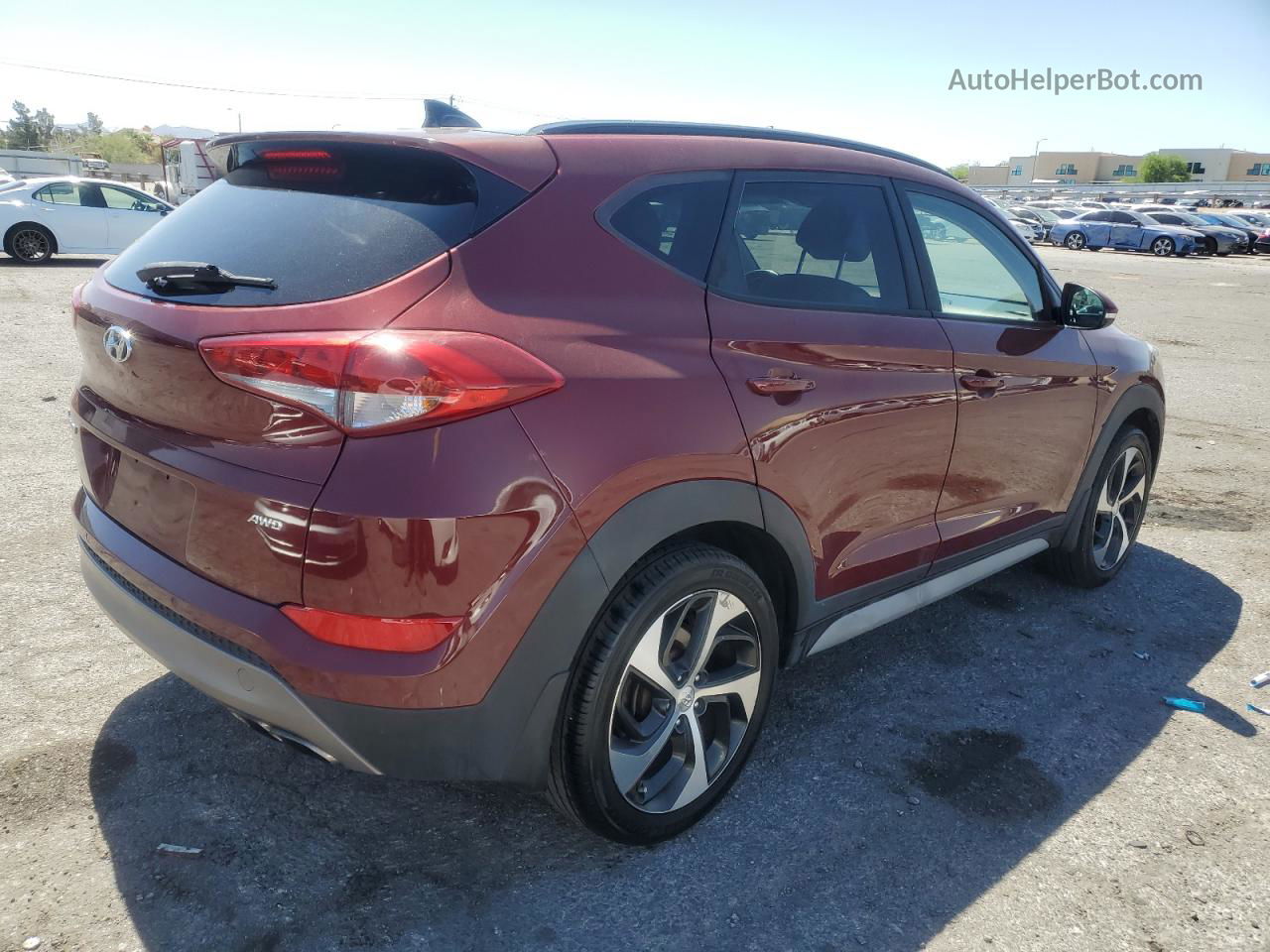 2018 Hyundai Tucson Value Red vin: KM8J3CA2XJU778261