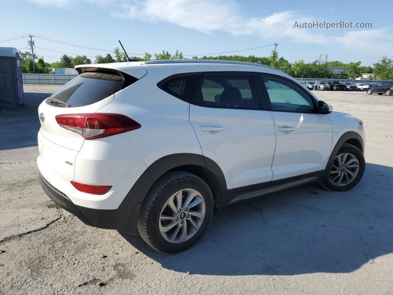 2016 Hyundai Tucson Limited Белый vin: KM8J3CA40GU060406