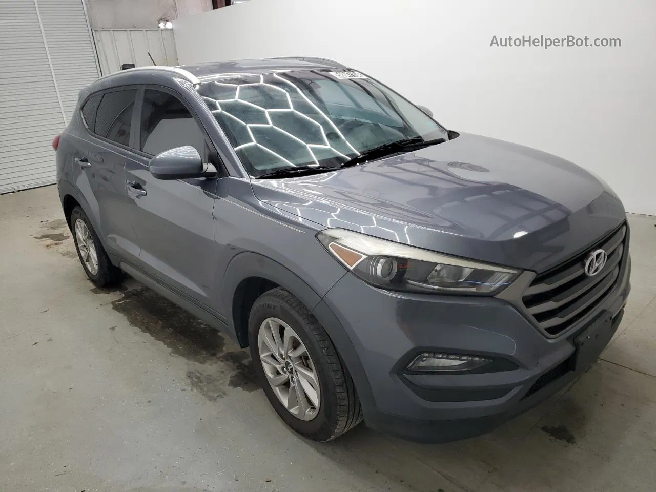 2016 Hyundai Tucson Limited Серый vin: KM8J3CA40GU076962