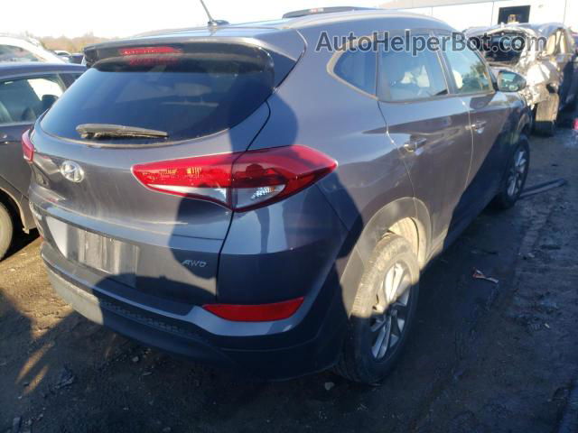 2017 Hyundai Tucson Limited Gray vin: KM8J3CA40HU276788