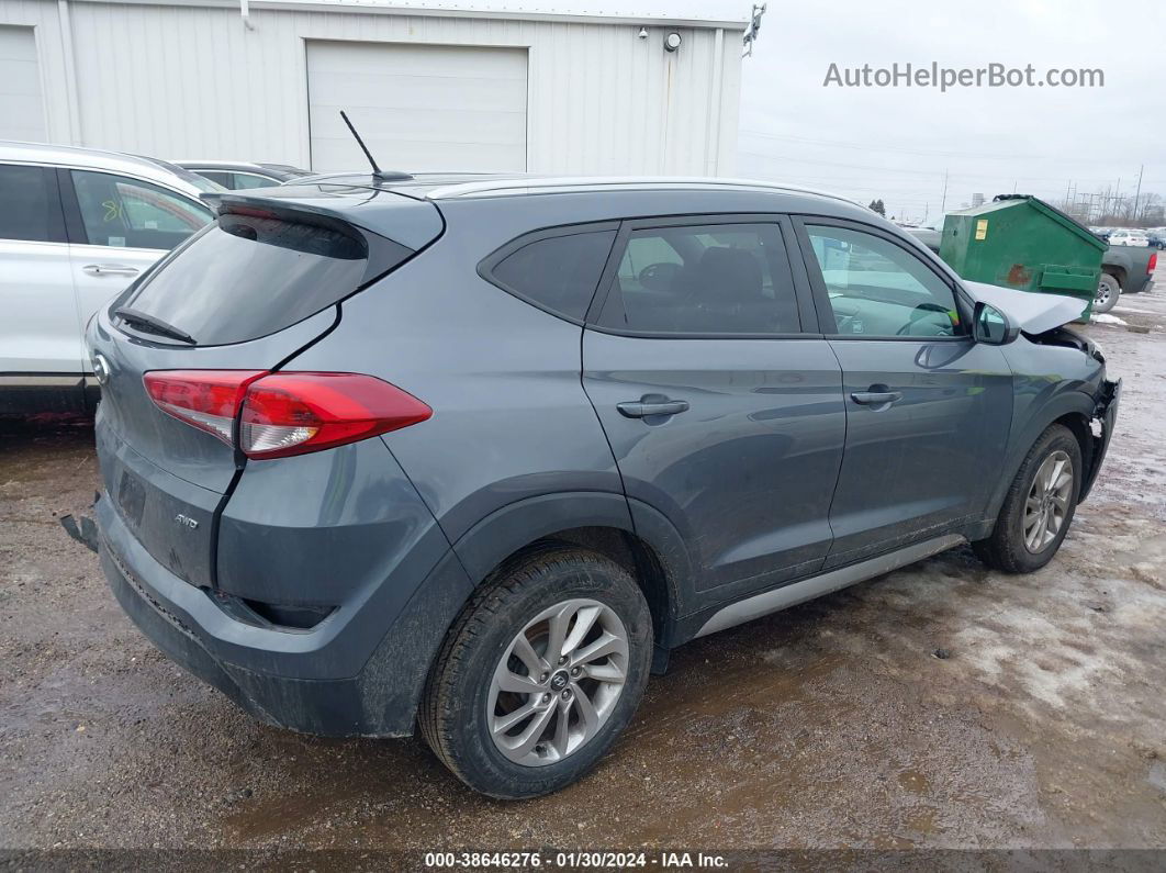 2017 Hyundai Tucson Se Gray vin: KM8J3CA40HU350078