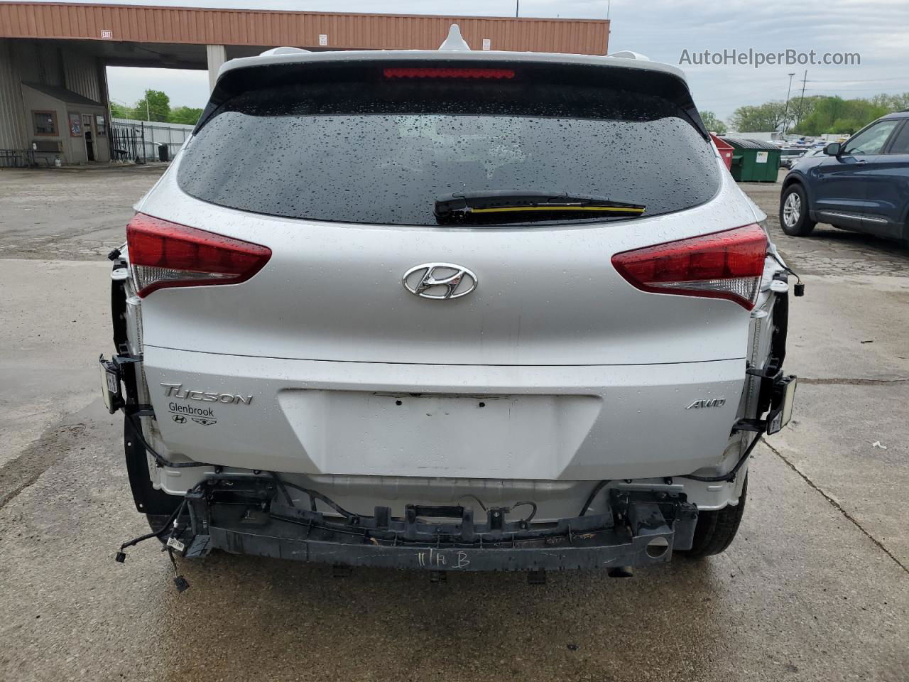 2017 Hyundai Tucson Limited Silver vin: KM8J3CA40HU365468