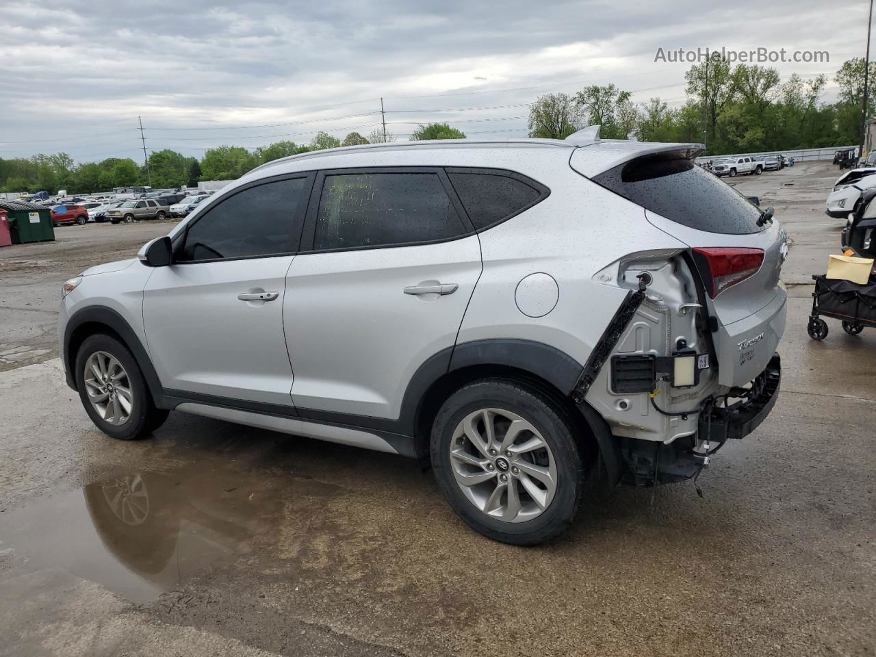 2017 Hyundai Tucson Limited Silver vin: KM8J3CA40HU365468