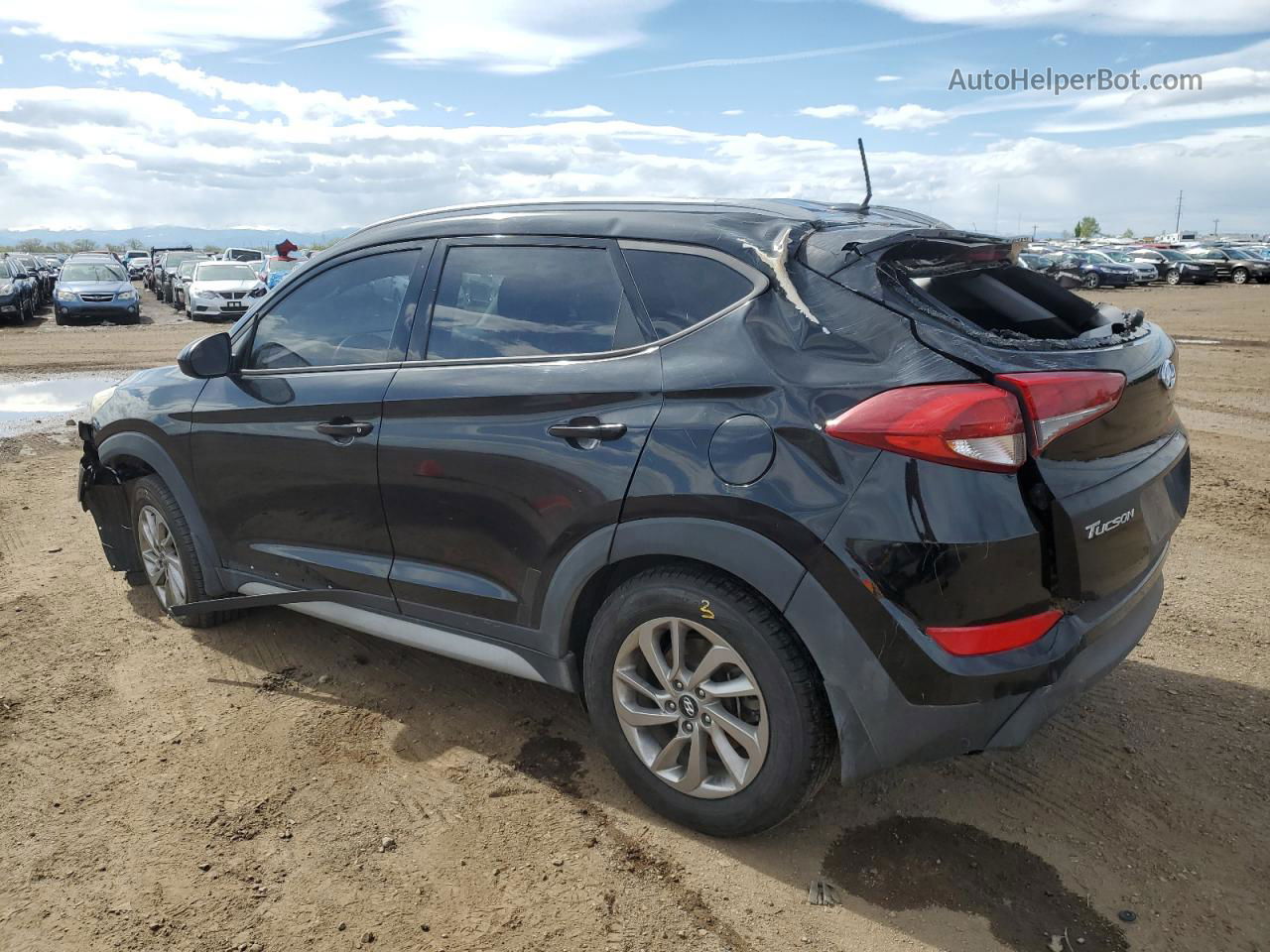 2017 Hyundai Tucson Limited Black vin: KM8J3CA40HU502697