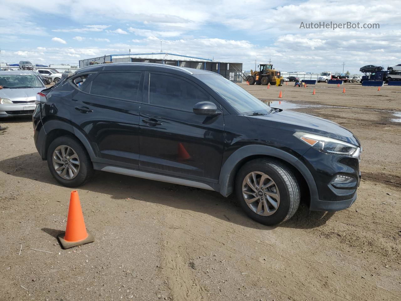 2017 Hyundai Tucson Limited Черный vin: KM8J3CA40HU502697