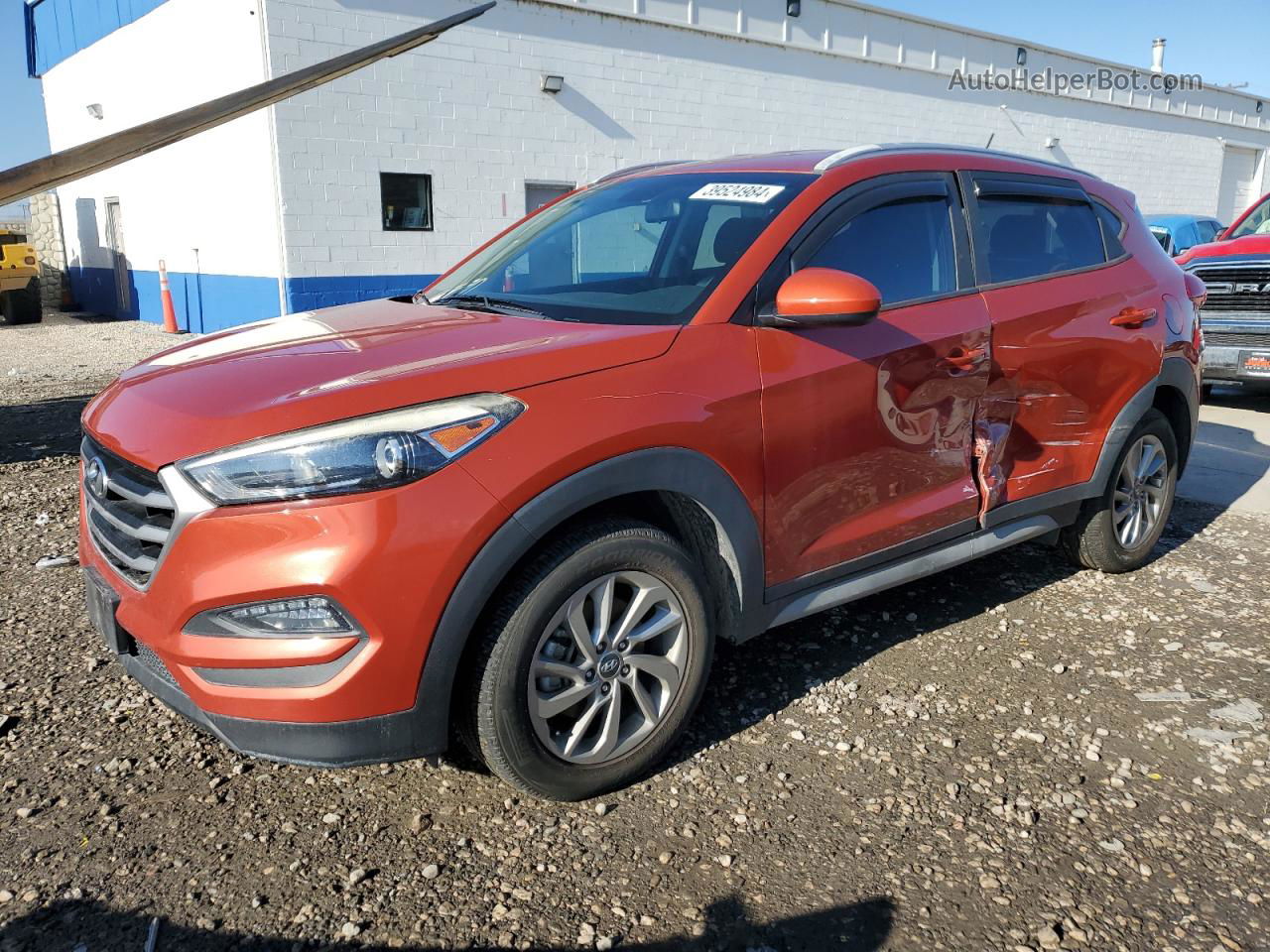 2017 Hyundai Tucson Limited Оранжевый vin: KM8J3CA40HU505387