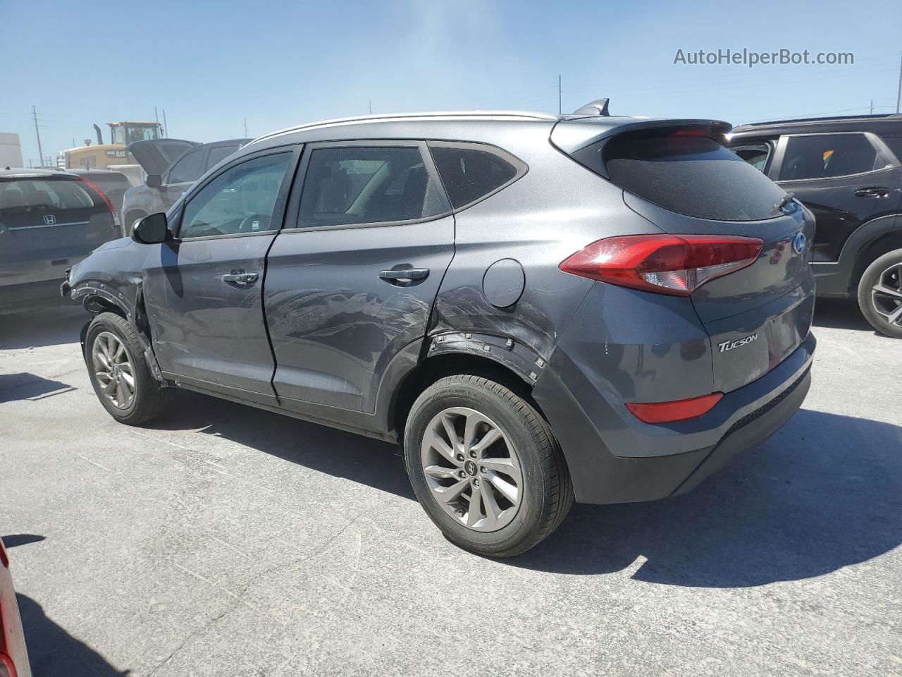 2018 Hyundai Tucson Sel Угольный vin: KM8J3CA40JU752155