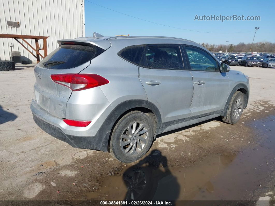 2018 Hyundai Tucson Sel Plus Серебряный vin: KM8J3CA40JU763916