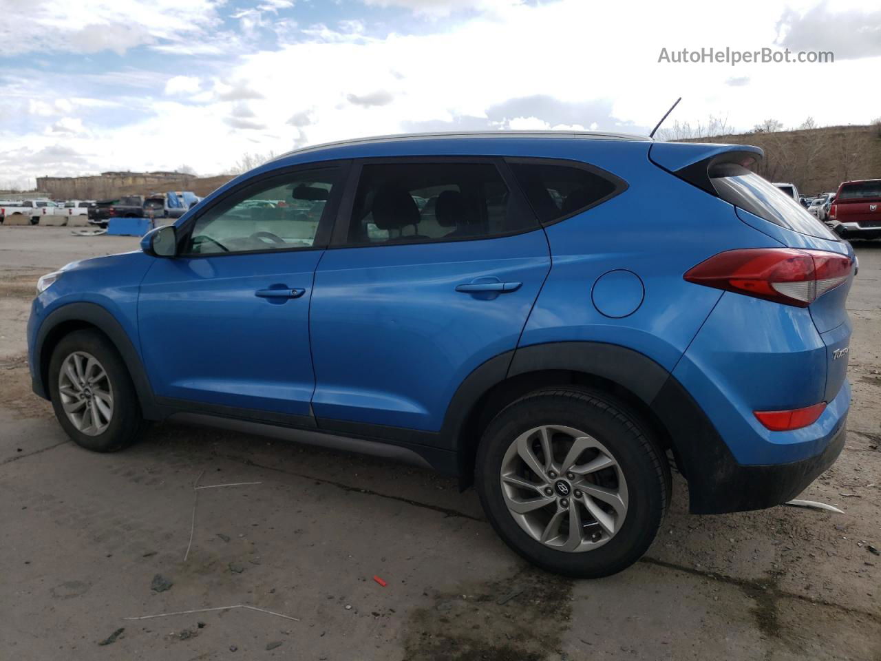 2016 Hyundai Tucson Limited Blue vin: KM8J3CA41GU075402