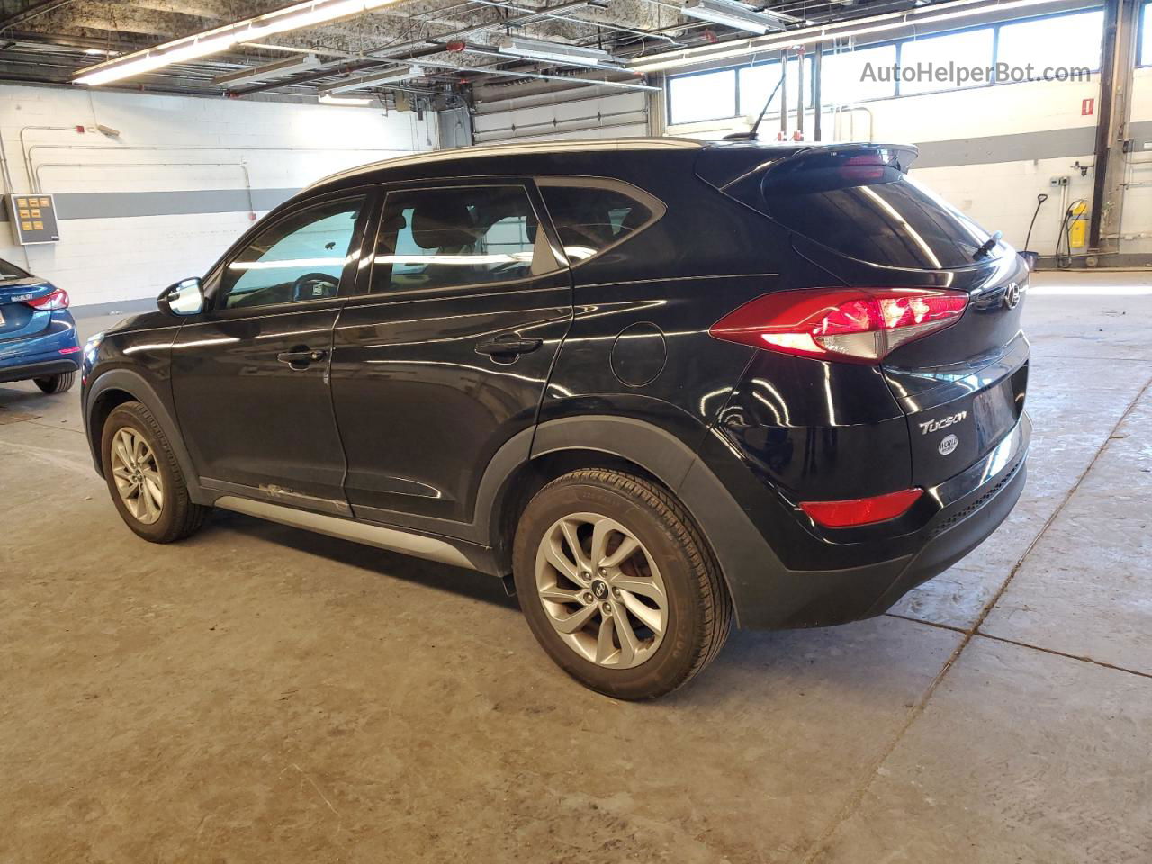 2017 Hyundai Tucson Limited Черный vin: KM8J3CA41HU303500