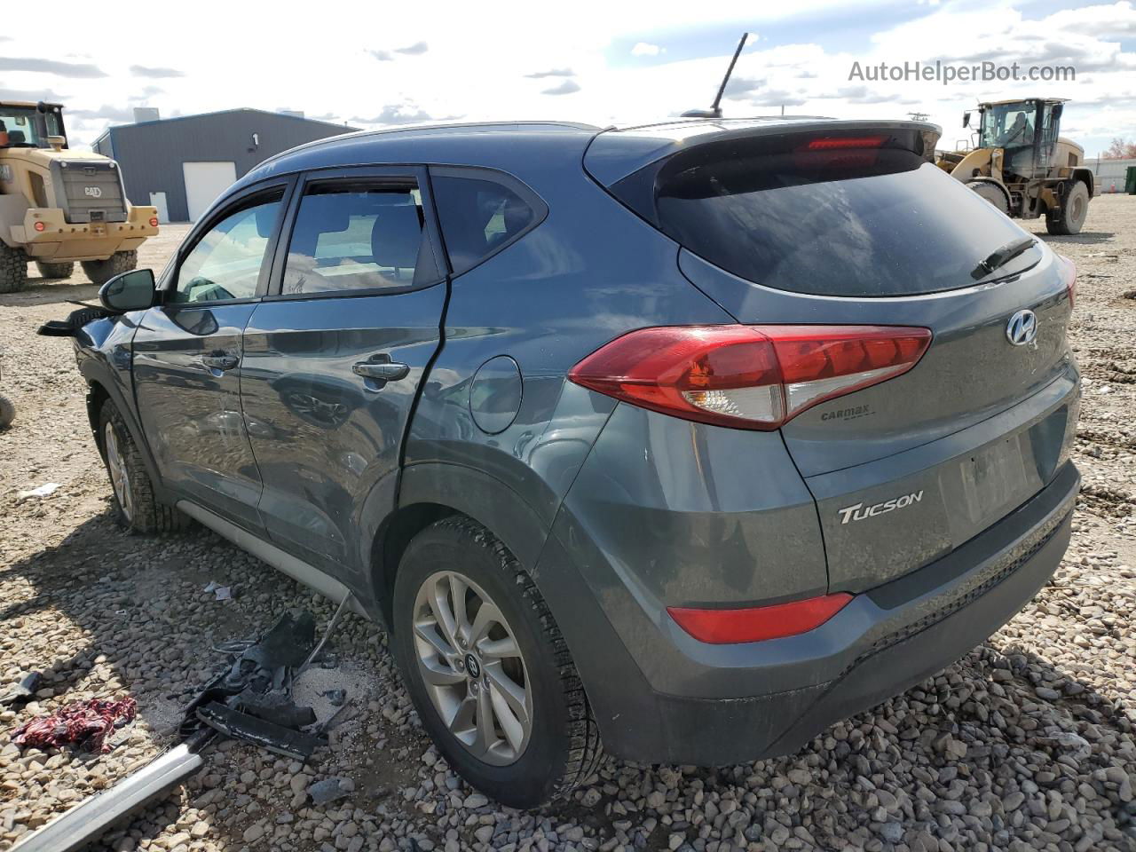 2017 Hyundai Tucson Limited Синий vin: KM8J3CA41HU412149