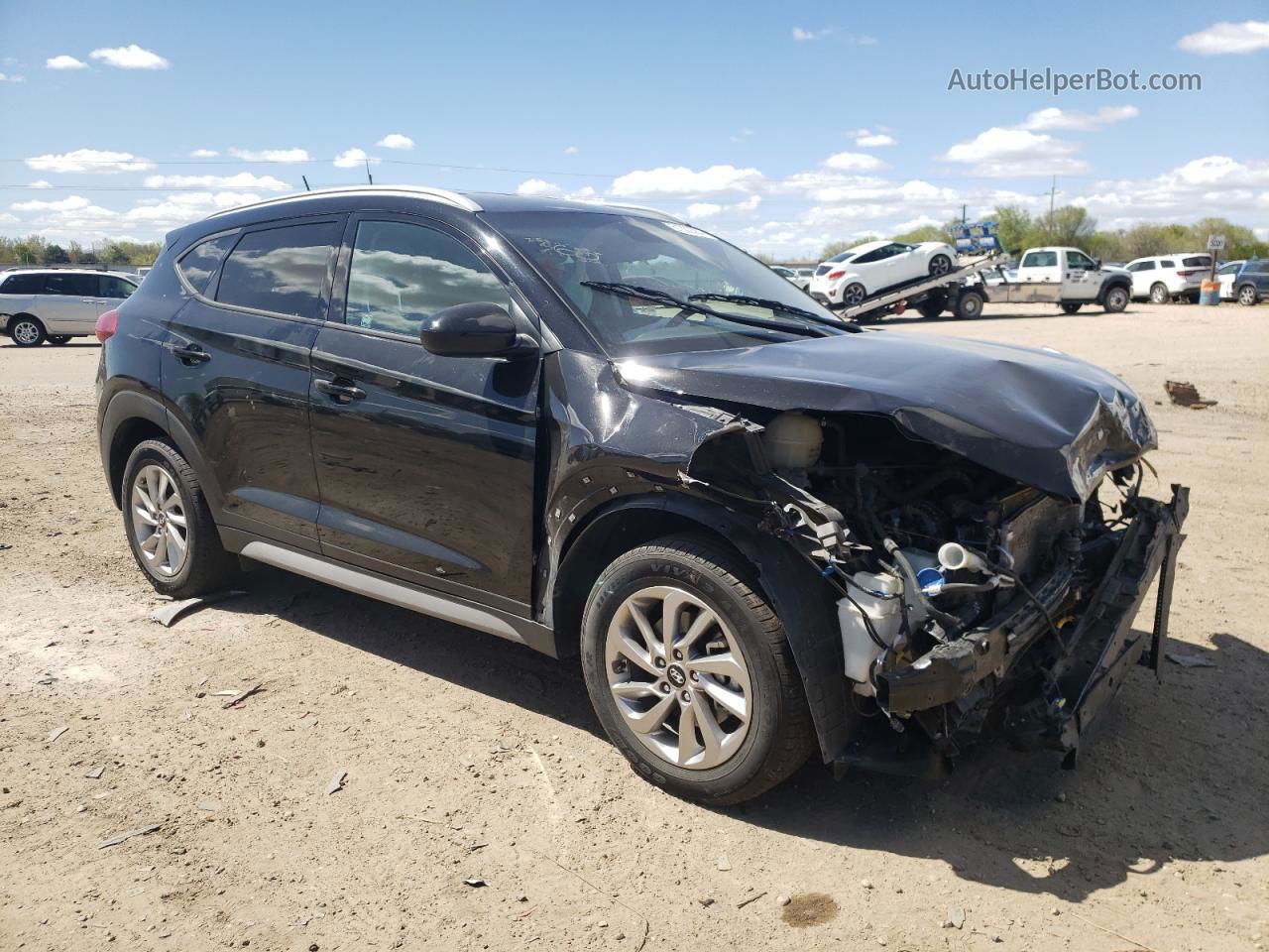 2017 Hyundai Tucson Limited Black vin: KM8J3CA41HU460833