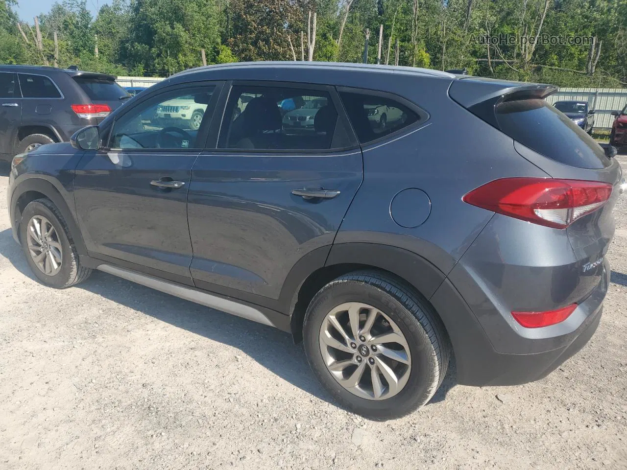 2017 Hyundai Tucson Limited Gray vin: KM8J3CA41HU494268