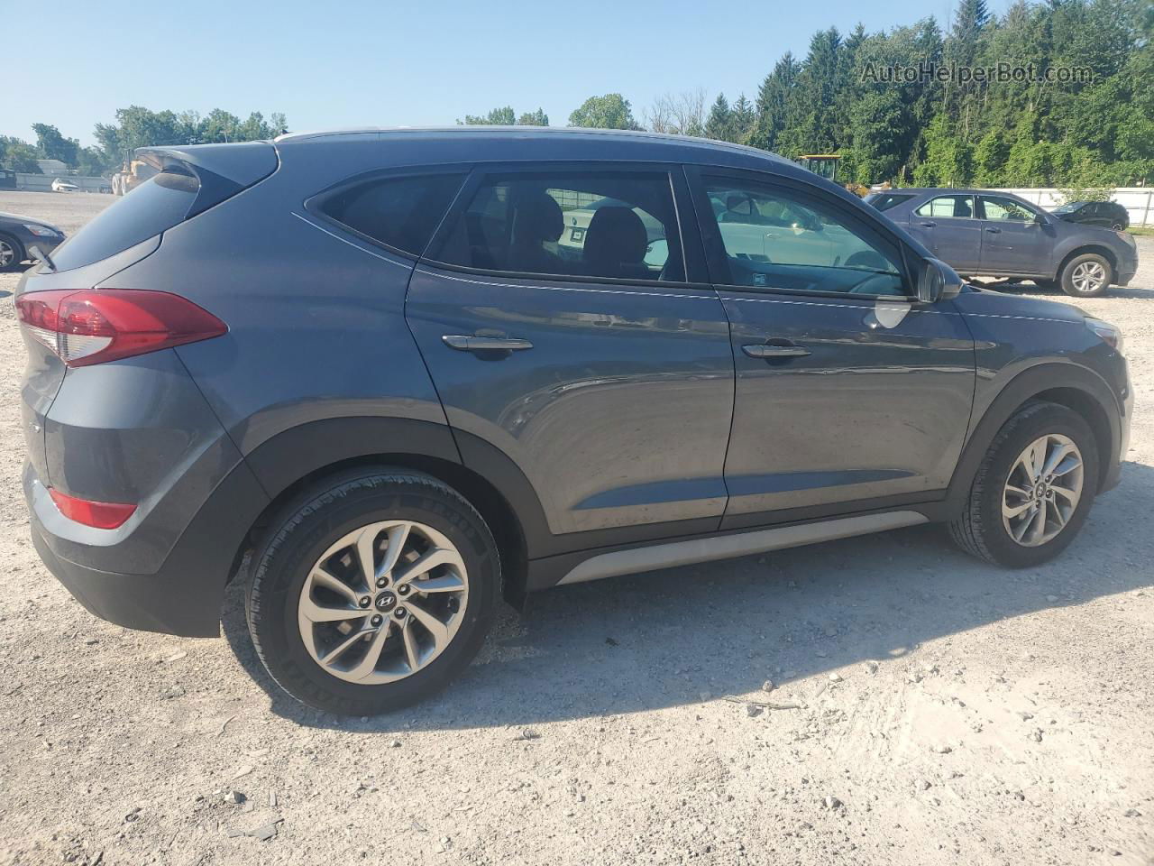 2017 Hyundai Tucson Limited Gray vin: KM8J3CA41HU494268