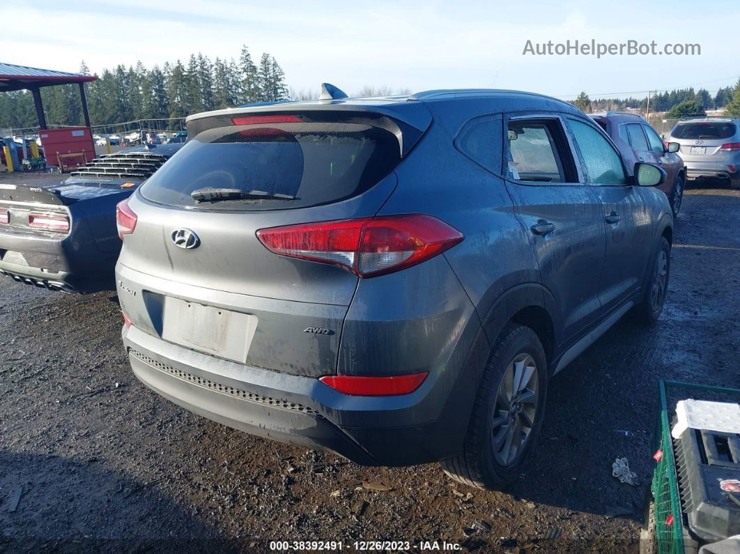 2018 Hyundai Tucson Sel Gray vin: KM8J3CA41JU660777