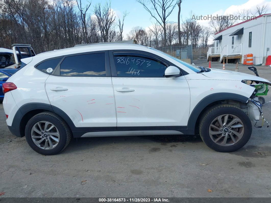 2018 Hyundai Tucson Sel White vin: KM8J3CA41JU712554