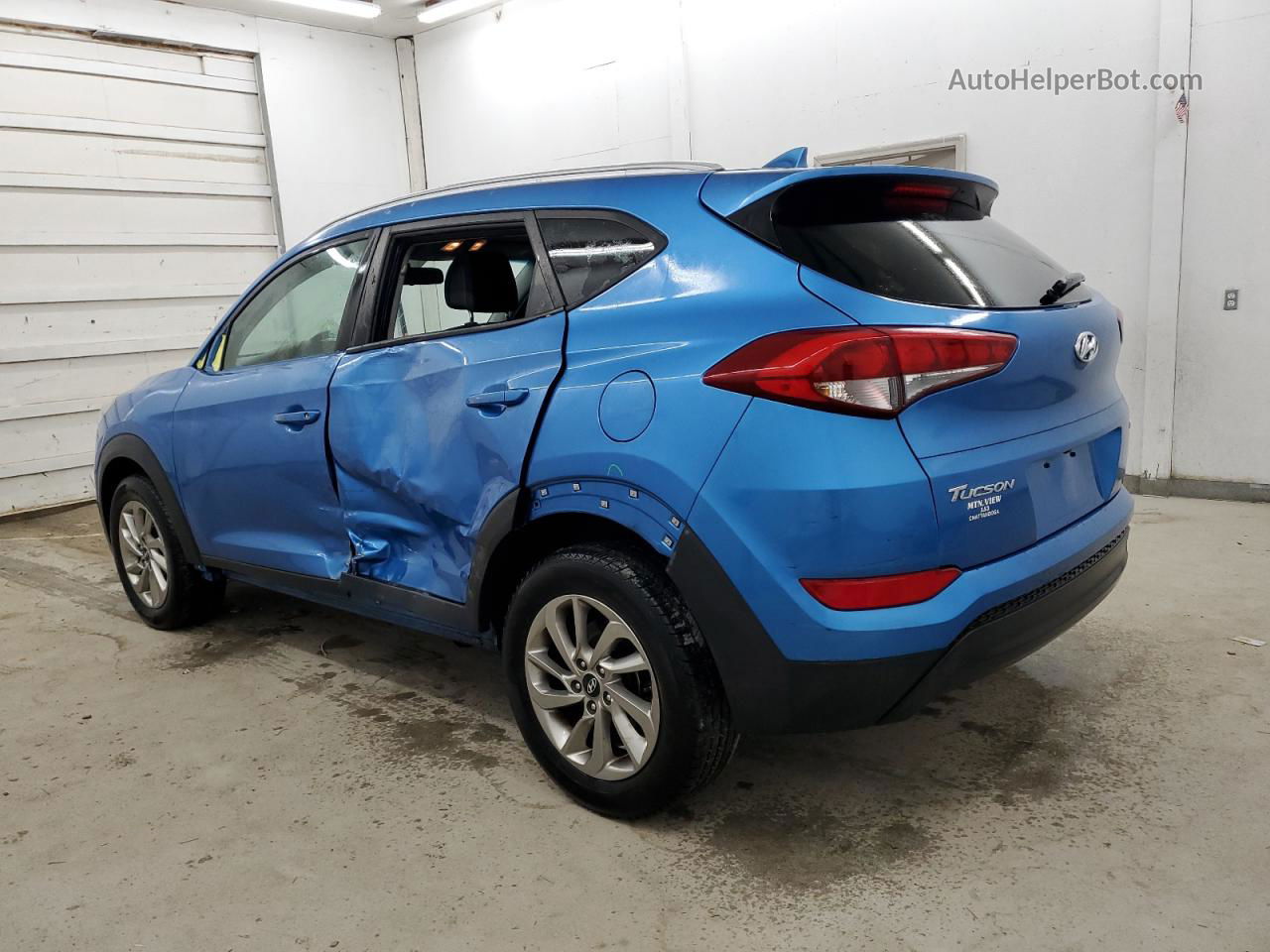 2018 Hyundai Tucson Sel Blue vin: KM8J3CA41JU718046