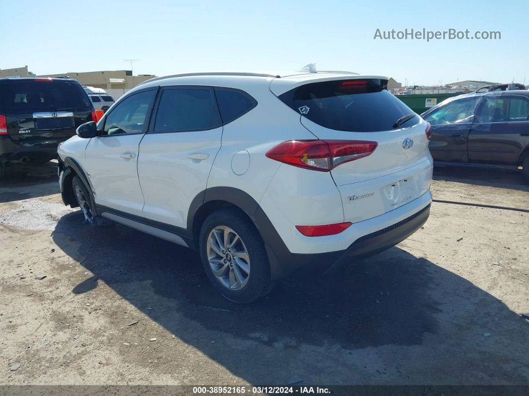 2018 Hyundai Tucson Sel White vin: KM8J3CA41JU827929