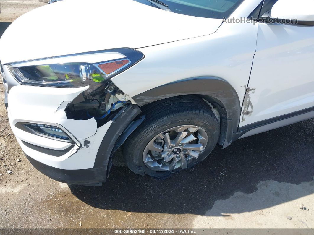 2018 Hyundai Tucson Sel White vin: KM8J3CA41JU827929