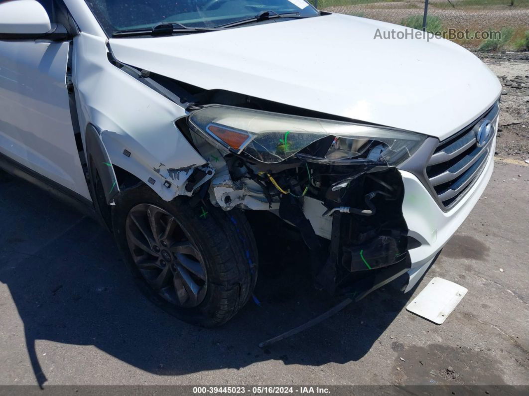 2016 Hyundai Tucson Se White vin: KM8J3CA42GU084156