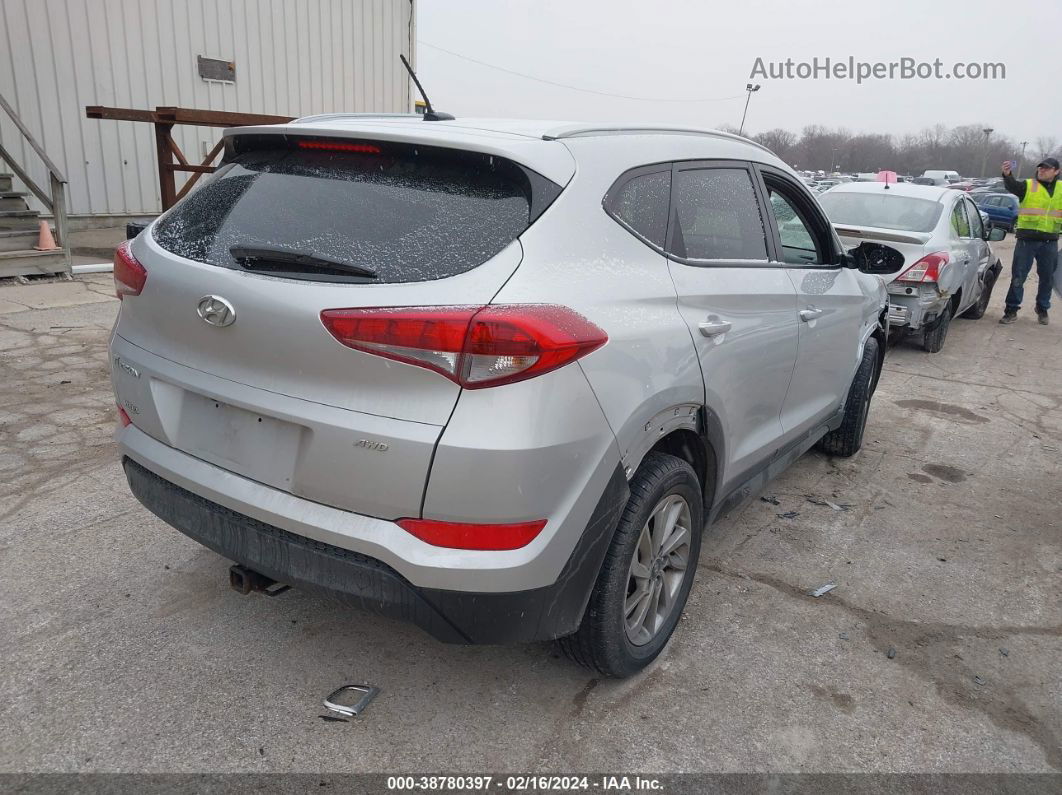 2016 Hyundai Tucson Se Silver vin: KM8J3CA42GU143738