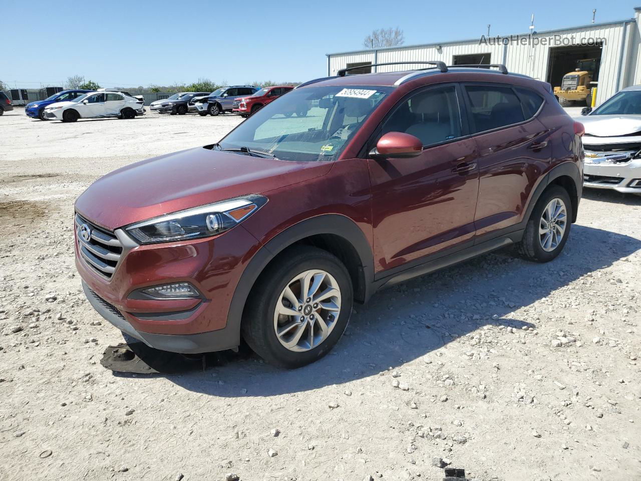 2016 Hyundai Tucson Limited Red vin: KM8J3CA42GU196908