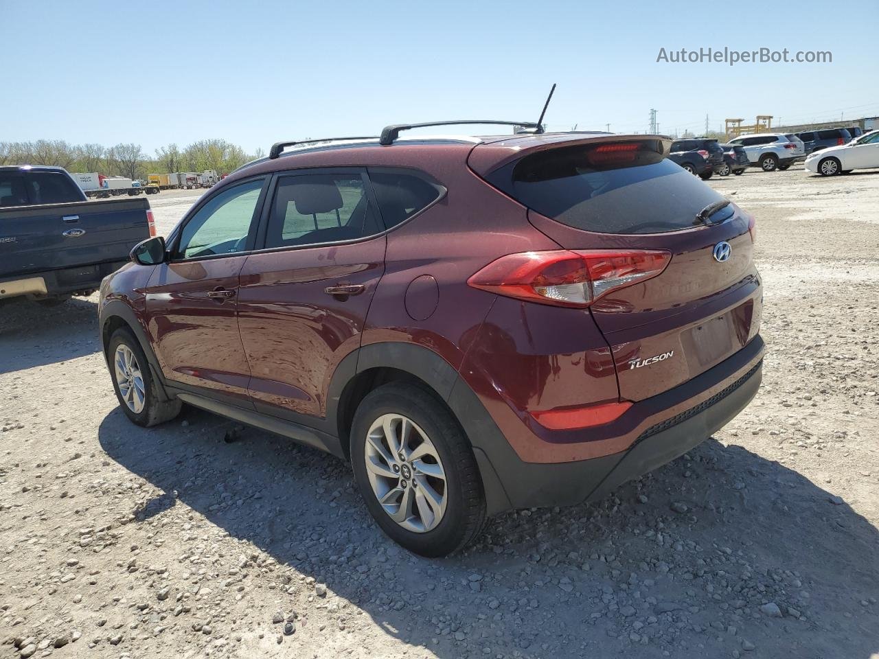 2016 Hyundai Tucson Limited Red vin: KM8J3CA42GU196908