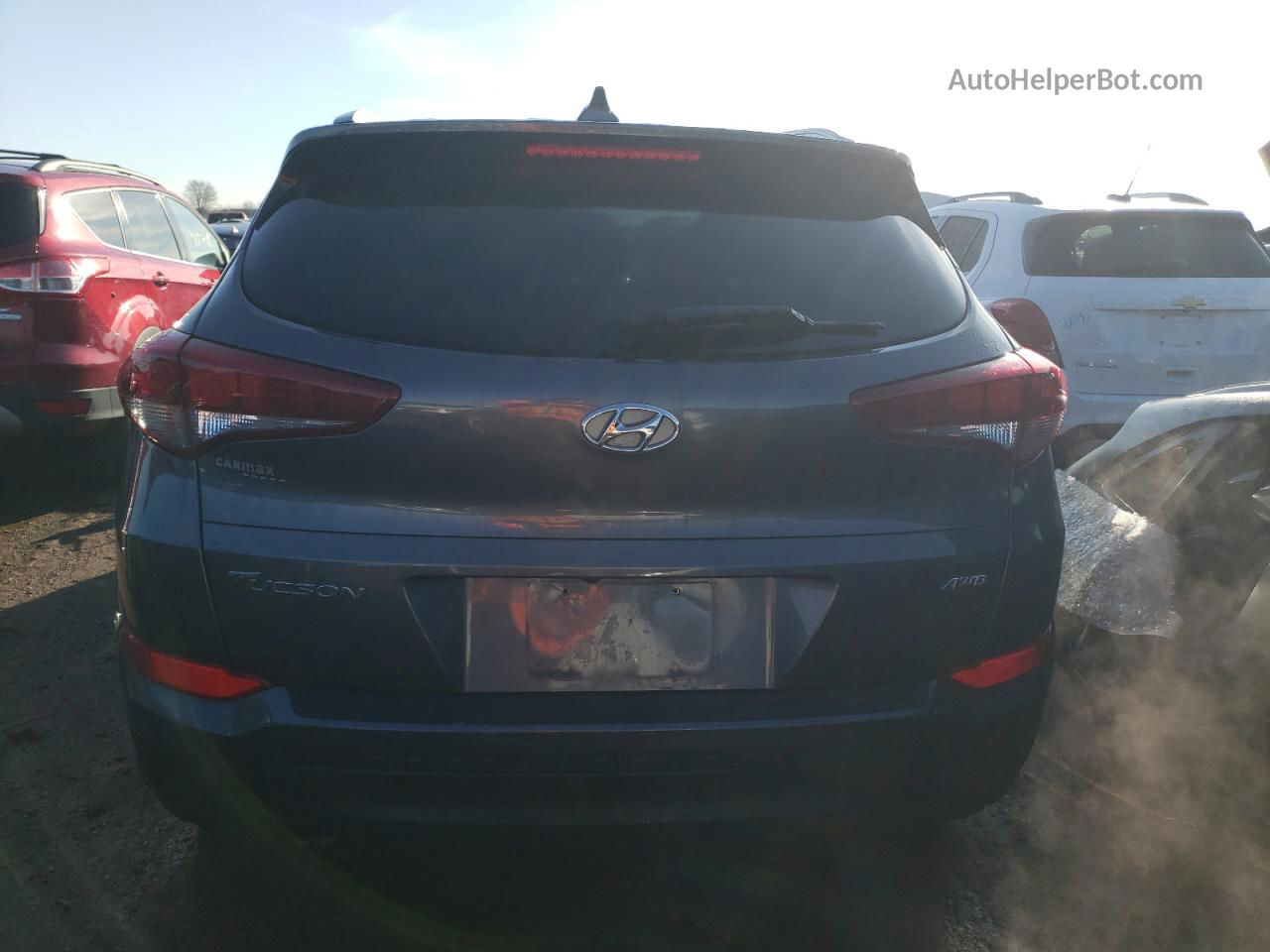 2017 Hyundai Tucson Limited Gray vin: KM8J3CA42HU421667