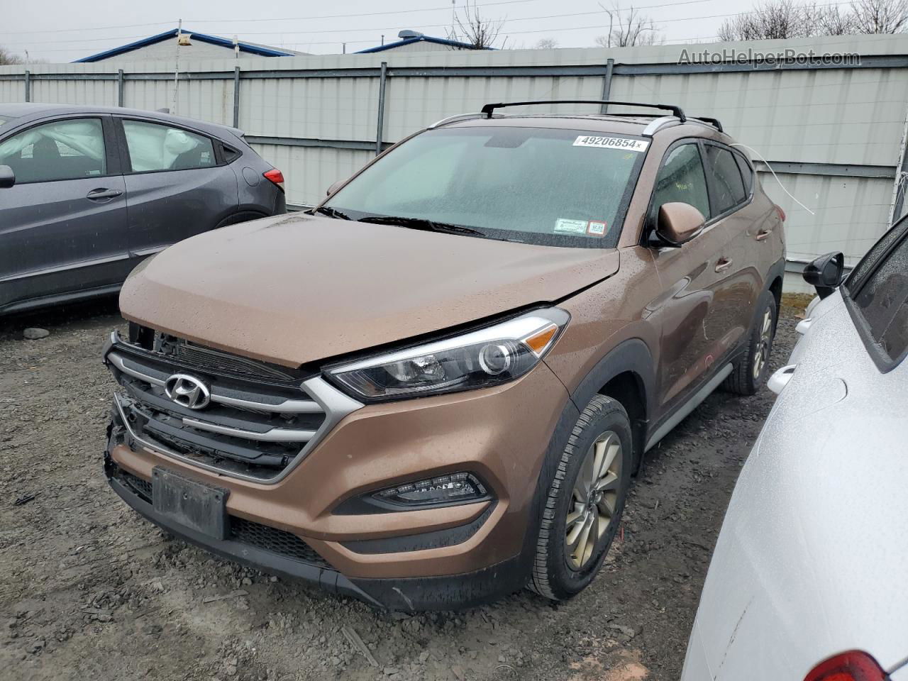 2017 Hyundai Tucson Limited Коричневый vin: KM8J3CA42HU431583