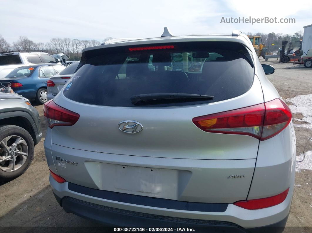 2017 Hyundai Tucson Se Plus Silver vin: KM8J3CA42HU437920