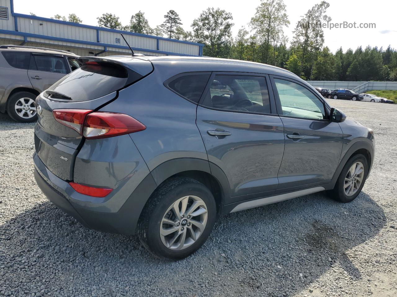 2017 Hyundai Tucson Limited Gray vin: KM8J3CA42HU445581