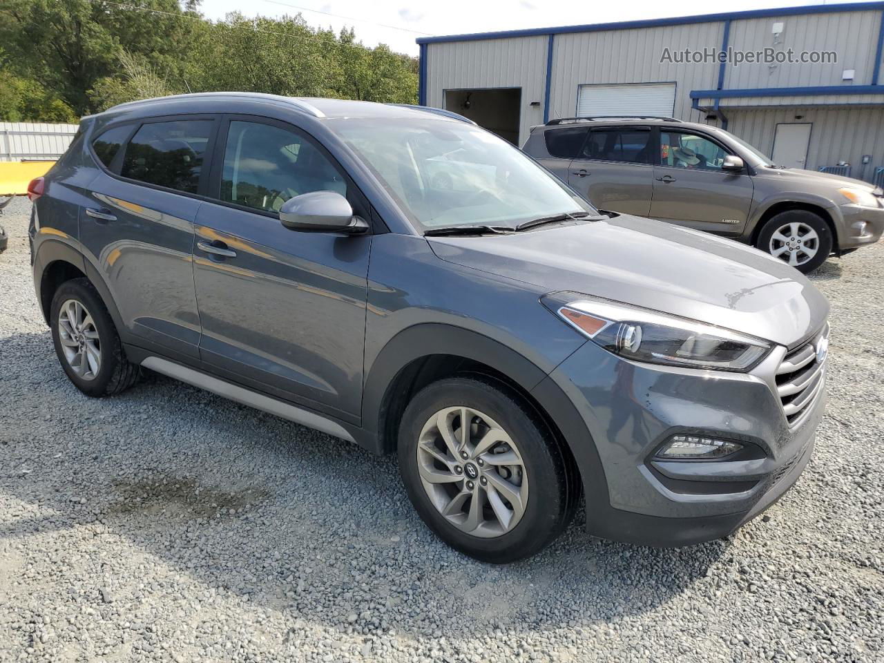 2017 Hyundai Tucson Limited Серый vin: KM8J3CA42HU445581