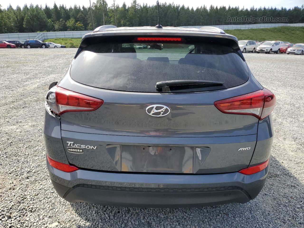 2017 Hyundai Tucson Limited Gray vin: KM8J3CA42HU445581