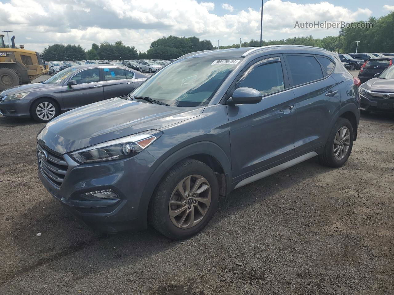 2017 Hyundai Tucson Limited Gray vin: KM8J3CA42HU565672