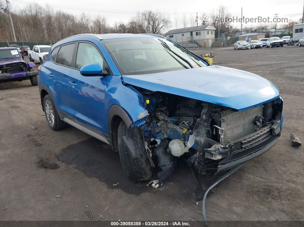 2018 Hyundai Tucson Sel Blue vin: KM8J3CA42JU624645