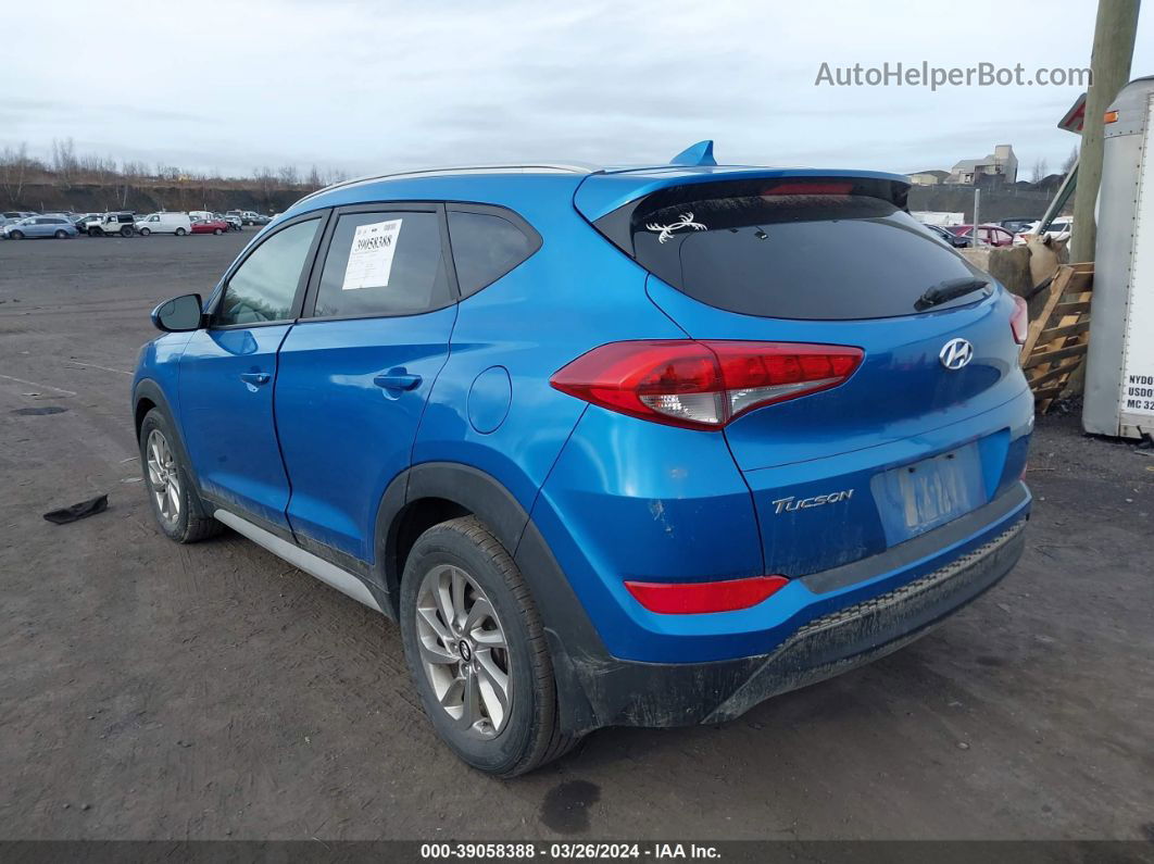 2018 Hyundai Tucson Sel Blue vin: KM8J3CA42JU624645