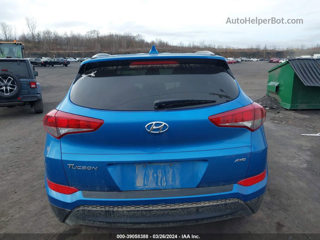 2018 Hyundai Tucson Sel Blue vin: KM8J3CA42JU624645