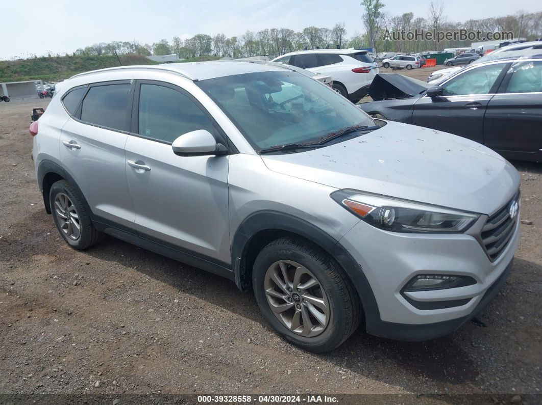 2016 Hyundai Tucson Se Silver vin: KM8J3CA43GU160810