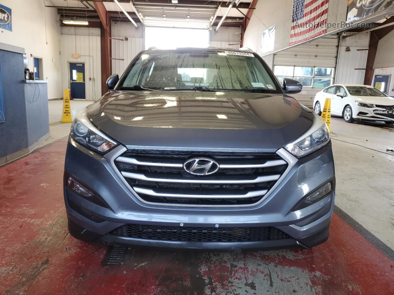 2017 Hyundai Tucson Limited Gray vin: KM8J3CA43HU293441