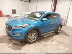 2017 Hyundai Tucson Se Синий vin: KM8J3CA43HU444990