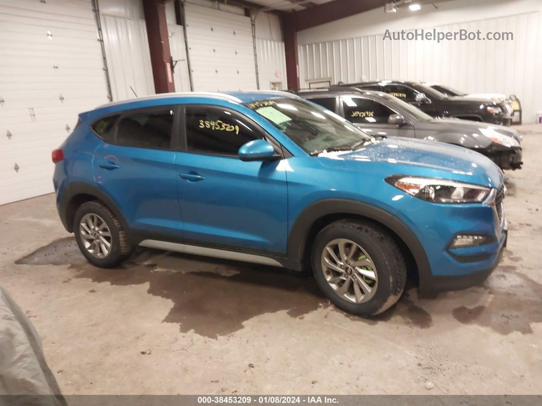 2017 Hyundai Tucson Se Синий vin: KM8J3CA43HU444990