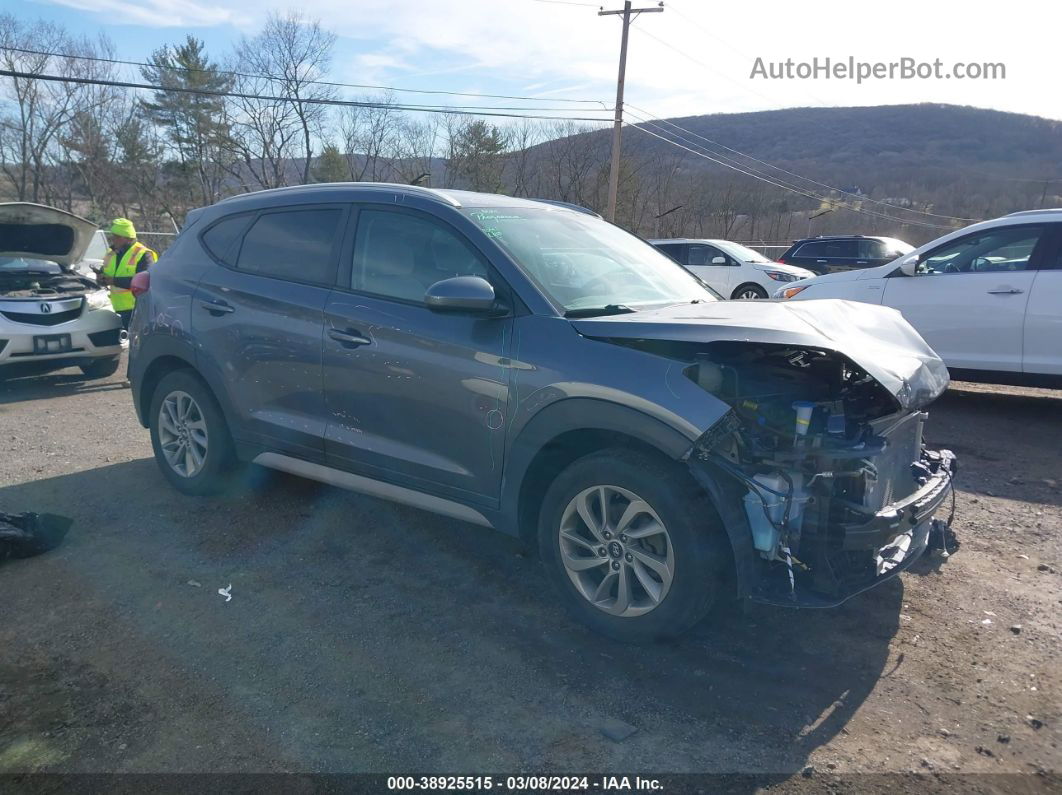 2018 Hyundai Tucson Sel Dark Blue vin: KM8J3CA43JU636660